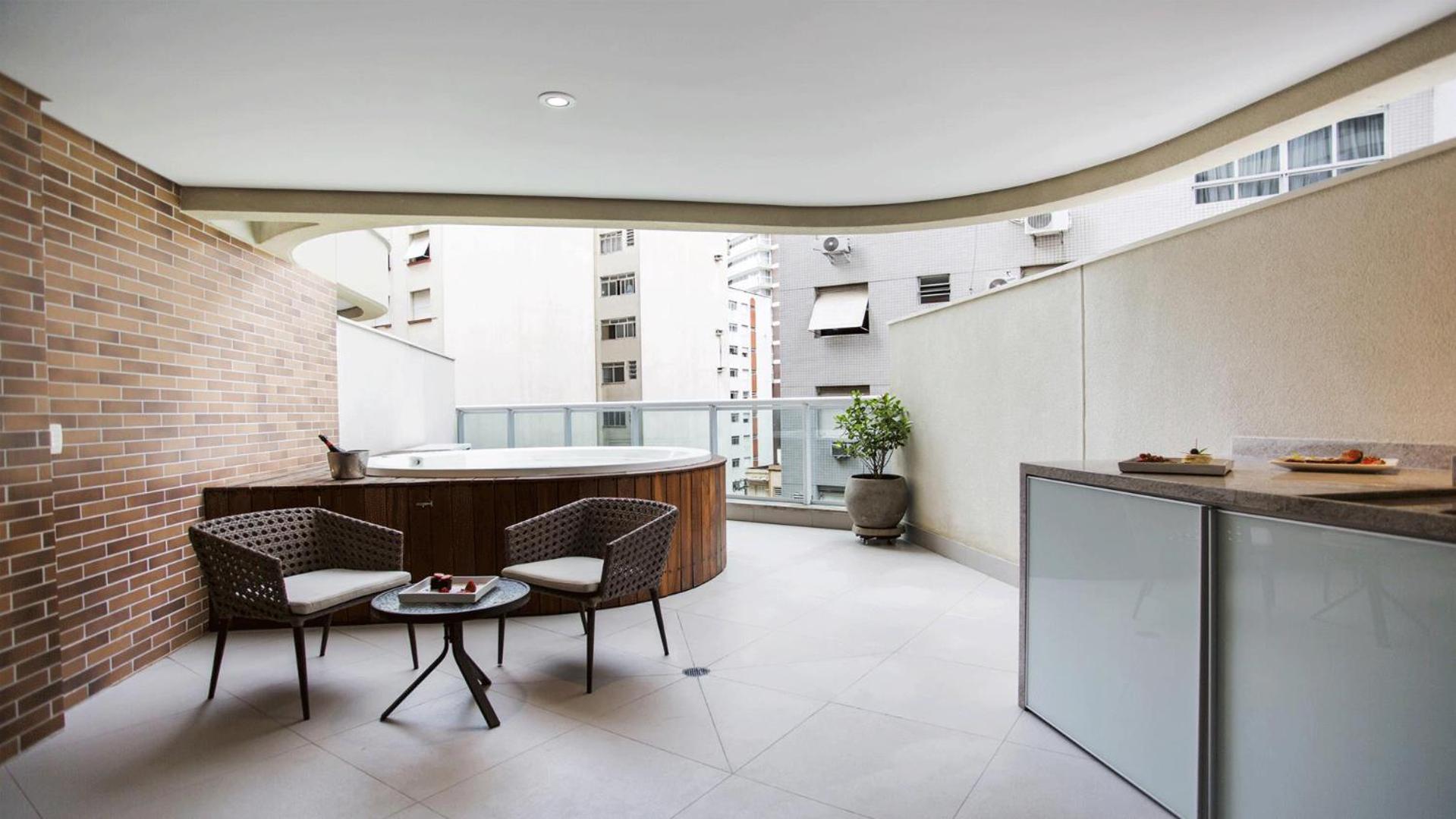 Apartmán Residencial Estanconfor Santos Exteriér fotografie