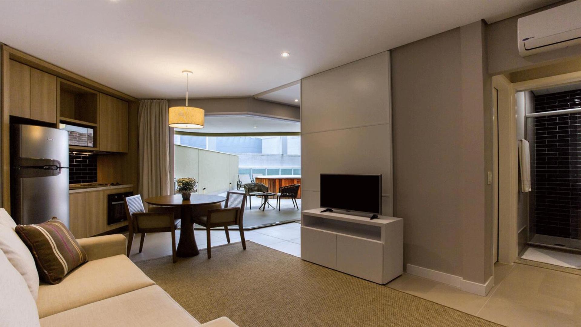 Apartmán Residencial Estanconfor Santos Exteriér fotografie